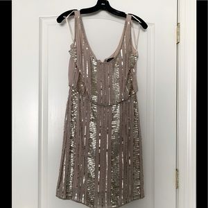 Gold Sequin cocktail dress